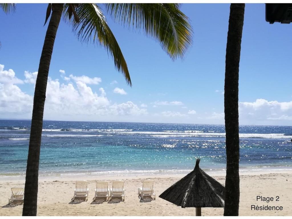 Studio Village Vacances,Vue Mer, Plage A 30M ,Wifi A Sainte Anne Exterior photo